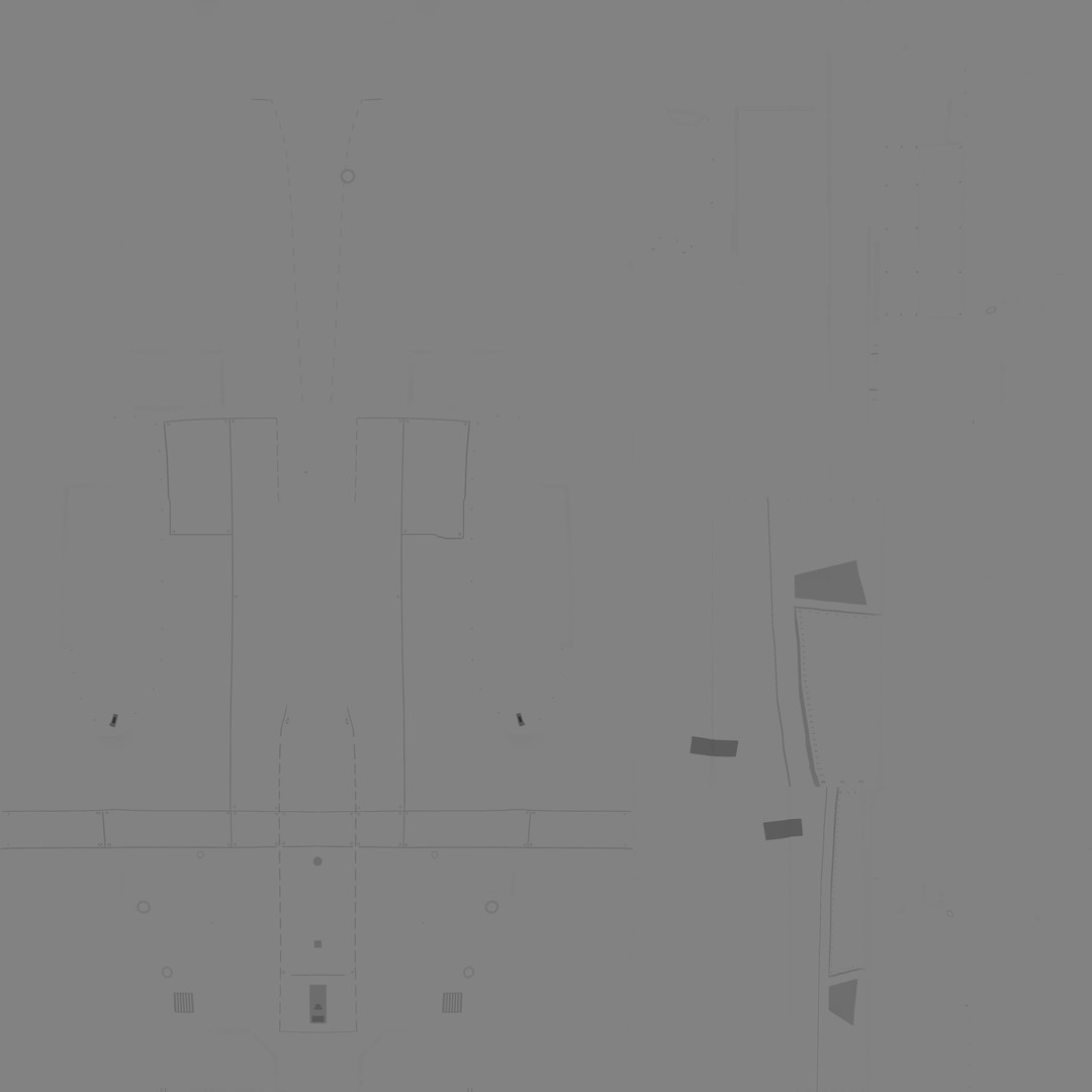 Lockheed Martin EC-130J 3D Model – Low Poly Military Aircraft, FBX - View 43