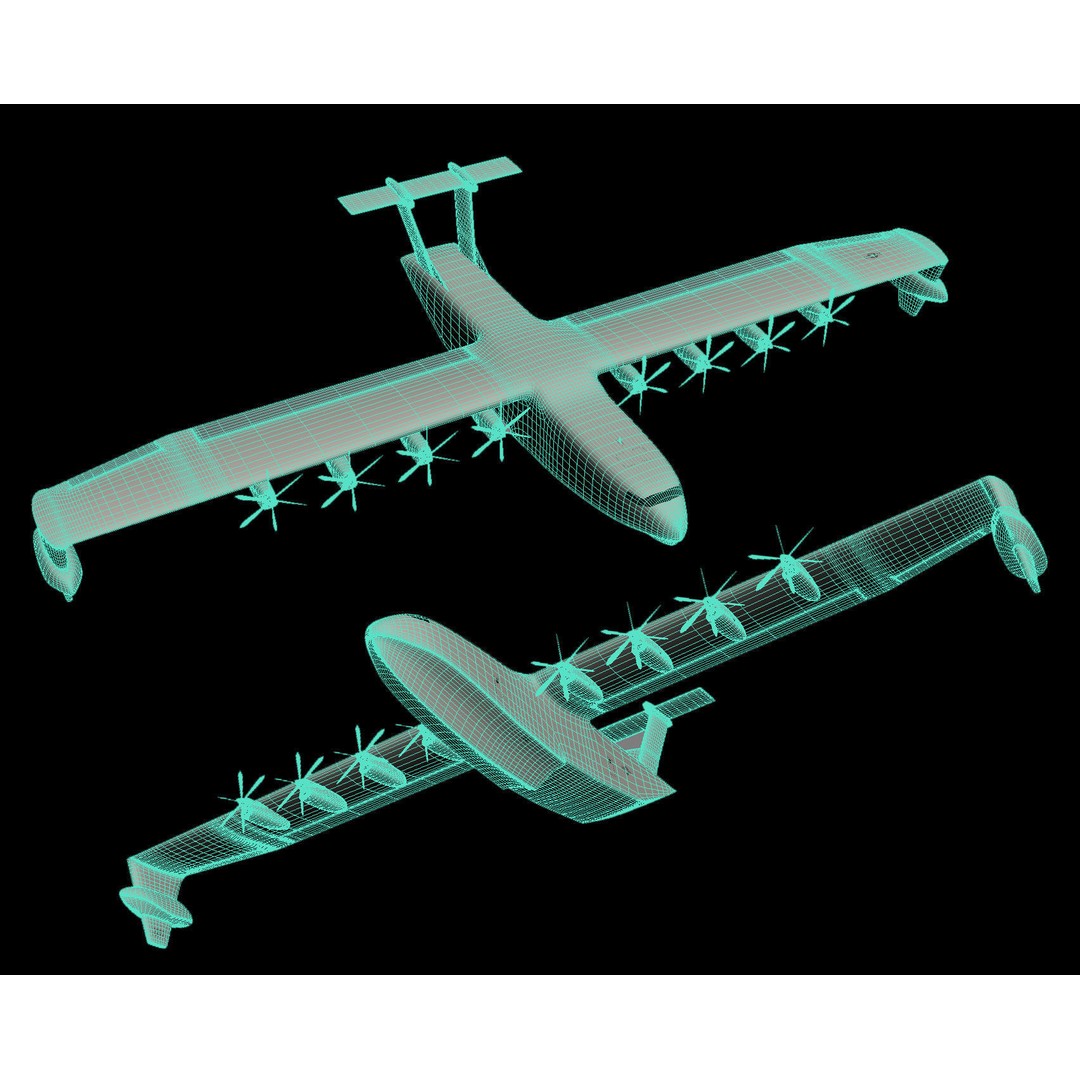 Liberty Lifter 3D Model – High Poly Animated Military Aircraft, FBX, OBJ