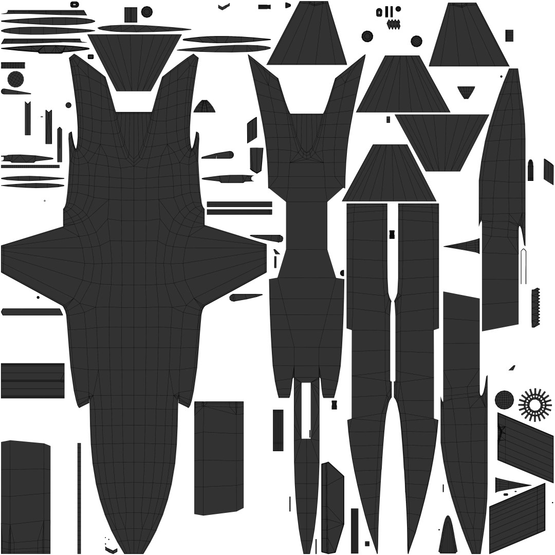 Boeing MQ-28 Ghost Bat 3D Model – Low Poly Game Ready Drone, FBX - View 17