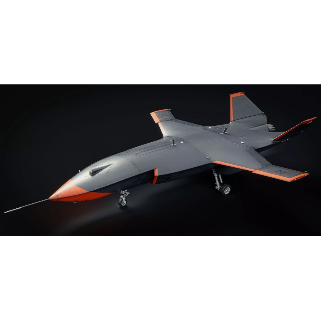 Boeing MQ-28 Ghost Bat 3D Model – Low Poly Game Ready Drone, FBX - View 2
