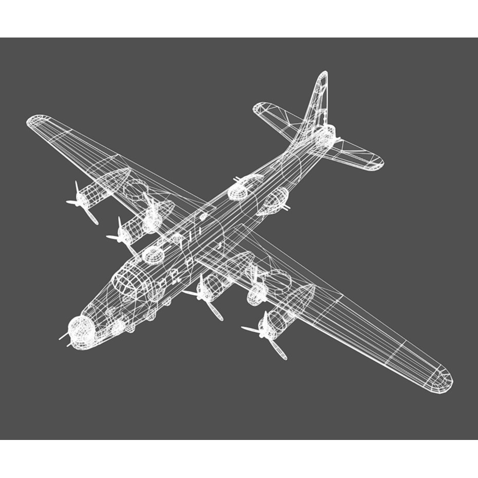 PB4Y-2 Privateer 3D Model – Low Poly Game Asset, FBX, OBJ, Blender