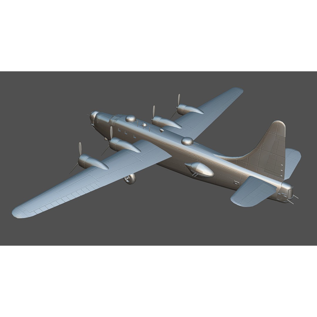 PB4Y-2 Privateer 3D Model – Low Poly Game Asset, FBX, OBJ, Blender - View 18