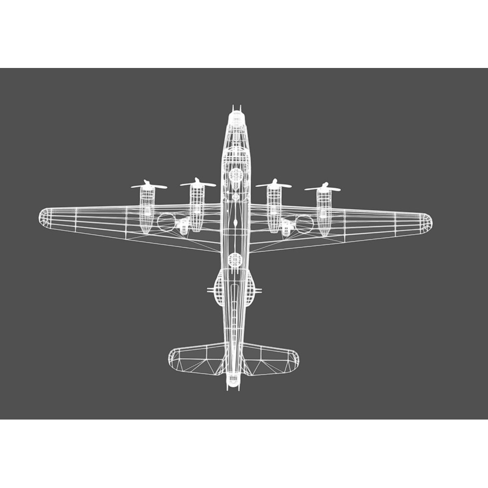 PB4Y-2 Privateer 3D Model – Low Poly Game Asset, FBX, OBJ, Blender - View 19