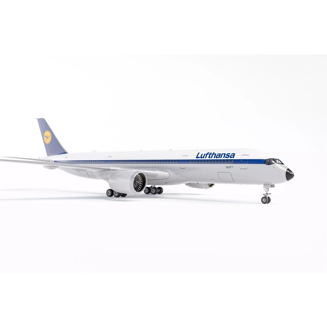 Airbus A350-900 3D Model – Lufthansa Retro Aircraft, Blender - View 4