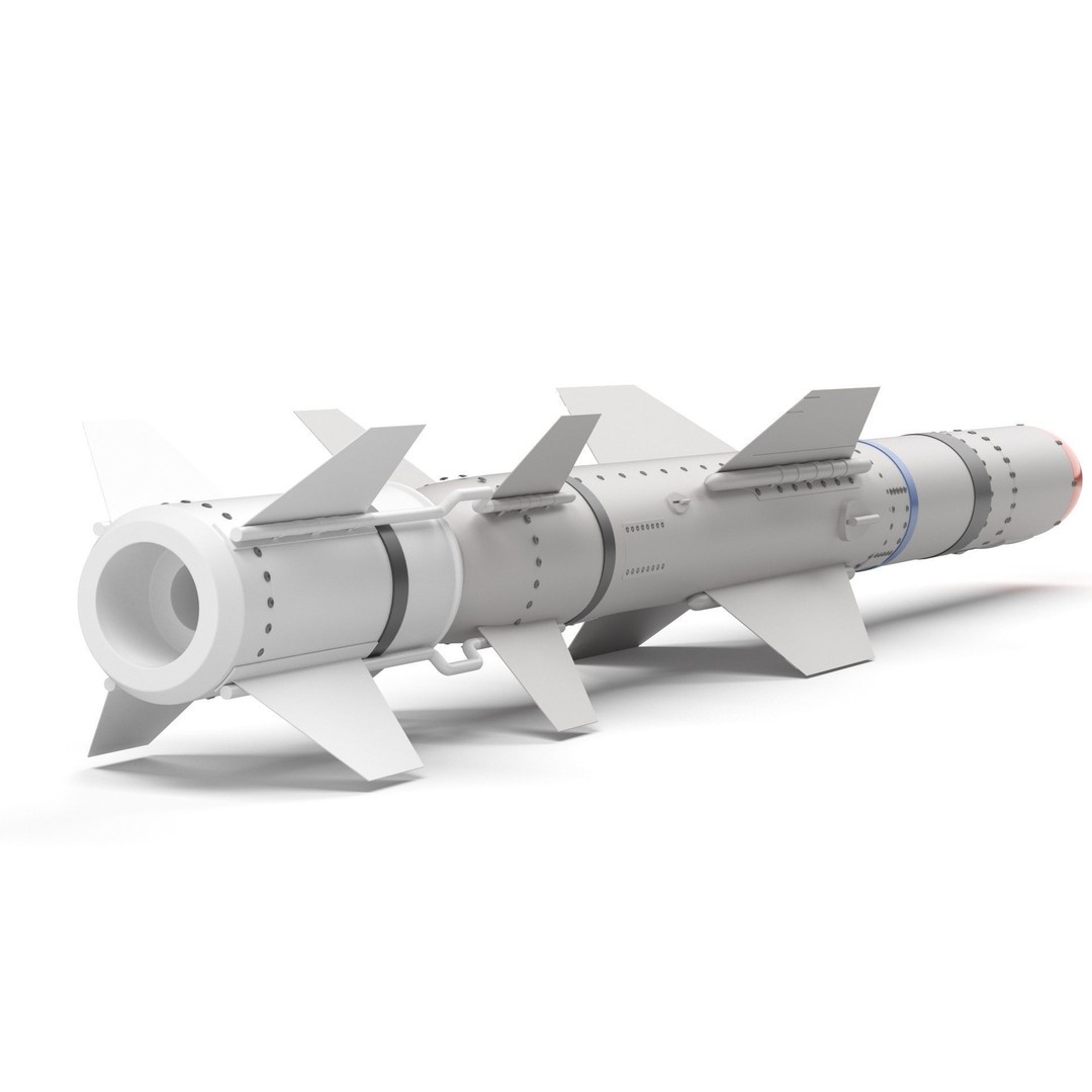 AGM UGM RGM 84 Harpoon Missile 3D Model – High Poly PBR Asset, FBX - View 12