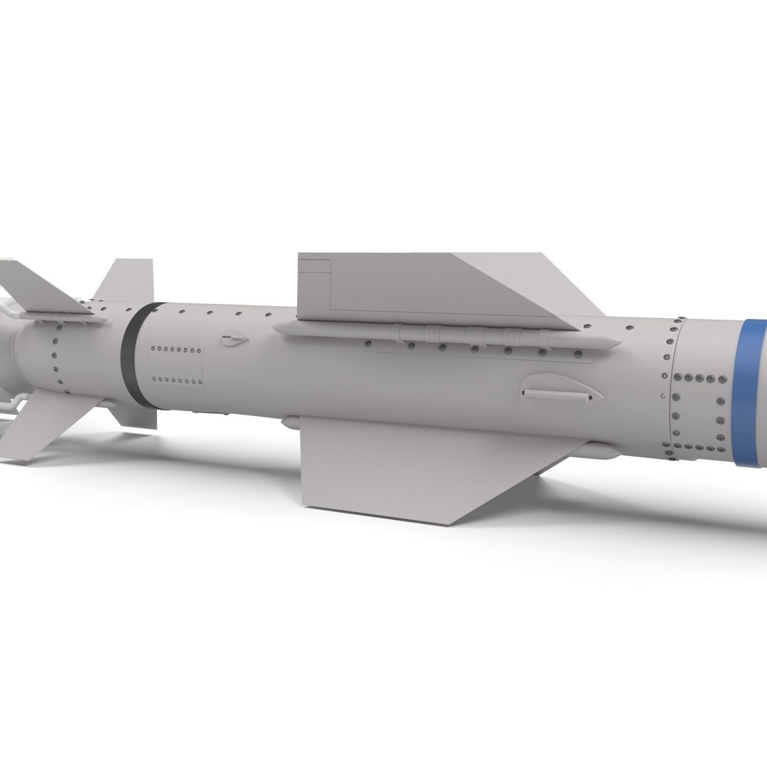 AGM UGM RGM 84 Harpoon Missile 3D Model – High Poly PBR Asset, FBX - View 13