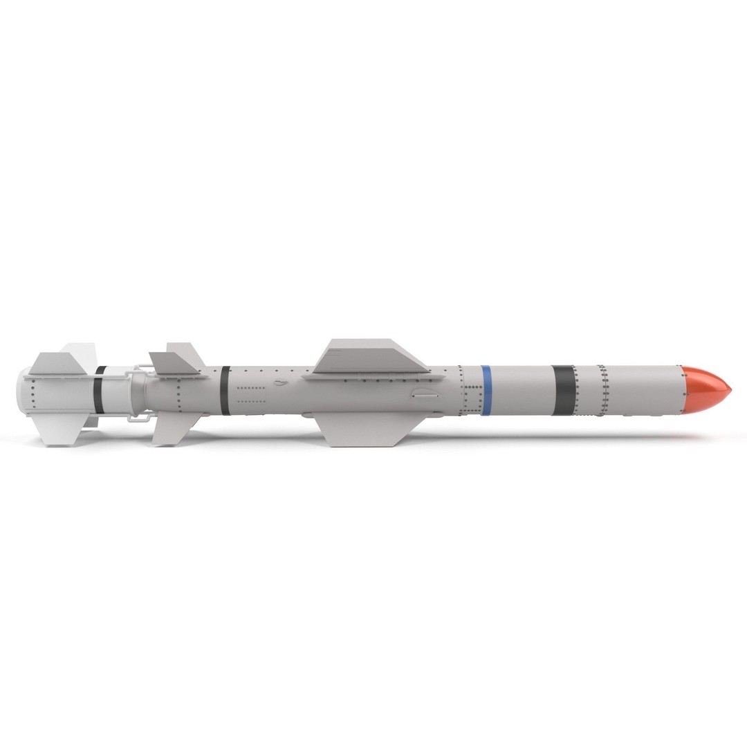 AGM UGM RGM 84 Harpoon Missile 3D Model – High Poly PBR Asset, FBX - View 14