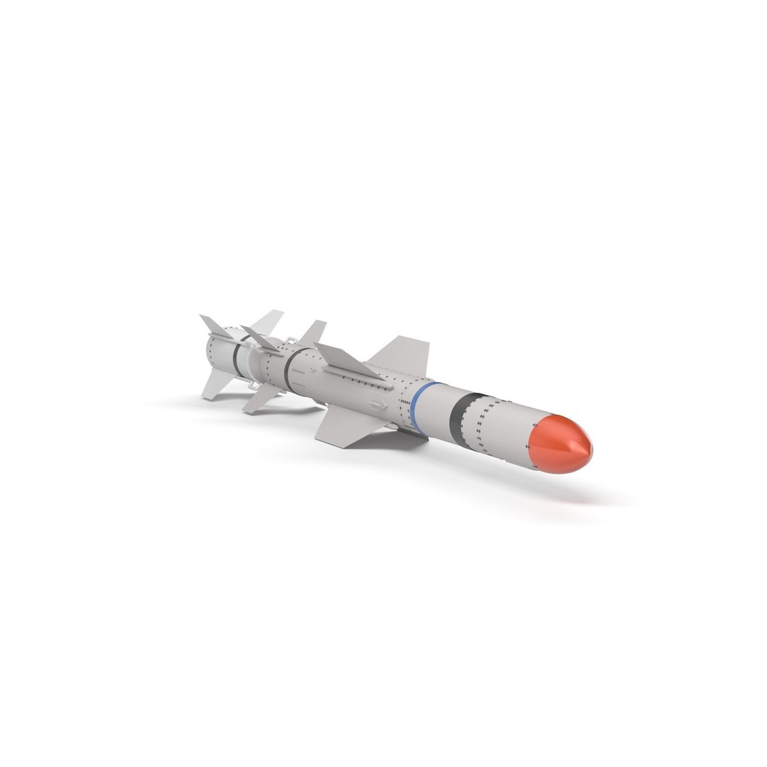 AGM UGM RGM 84 Harpoon Missile 3D Model – High Poly PBR Asset, FBX - View 23