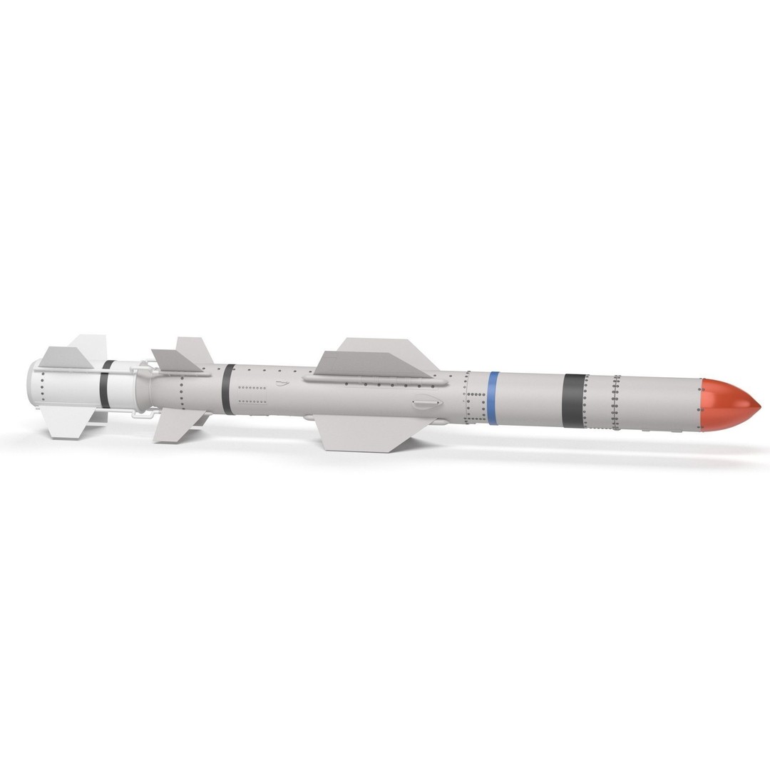 AGM UGM RGM 84 Harpoon Missile 3D Model – High Poly PBR Asset, FBX - View 25