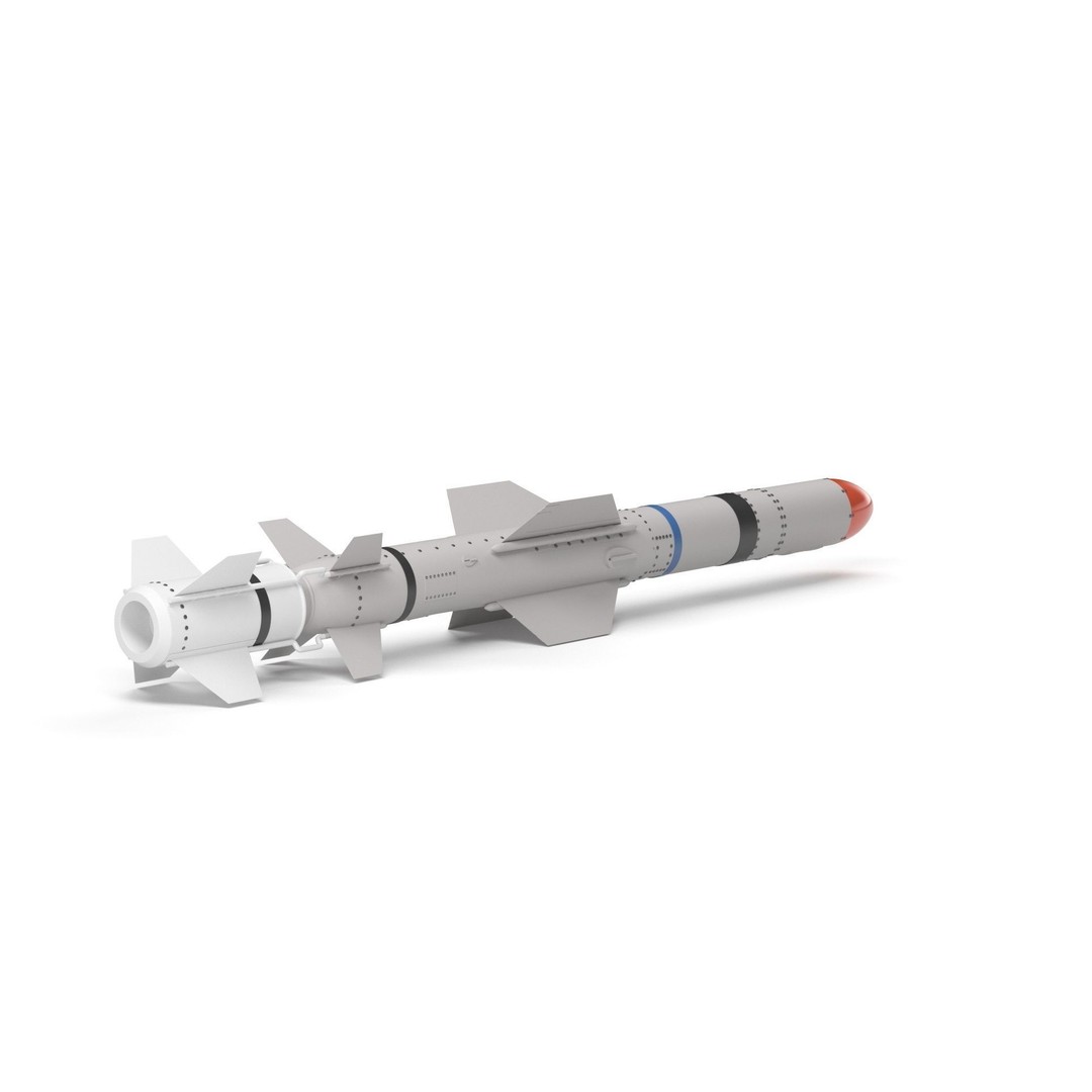 AGM UGM RGM 84 Harpoon Missile 3D Model – High Poly PBR Asset, FBX - View 27