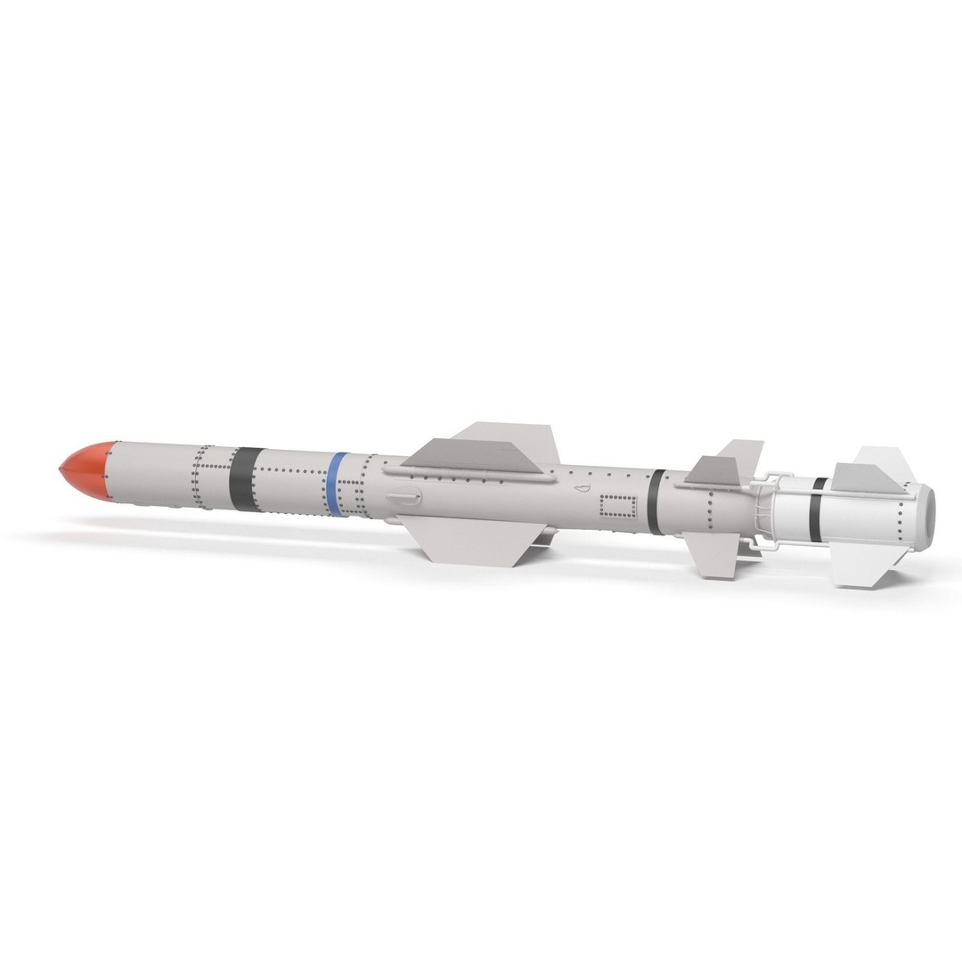 AGM UGM RGM 84 Harpoon Missile 3D Model – High Poly PBR Asset, FBX - View 31