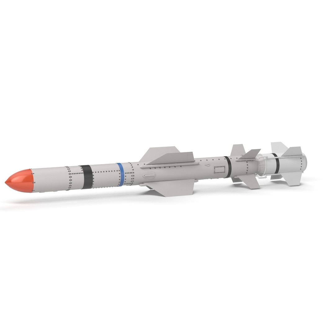AGM UGM RGM 84 Harpoon Missile 3D Model – High Poly PBR Asset, FBX - View 33