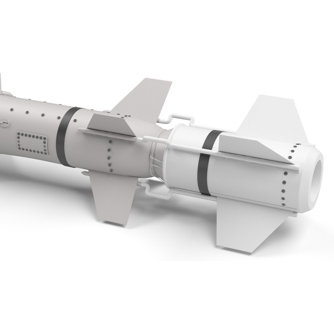 AGM UGM RGM 84 Harpoon Missile 3D Model – High Poly PBR Asset, FBX - View 4
