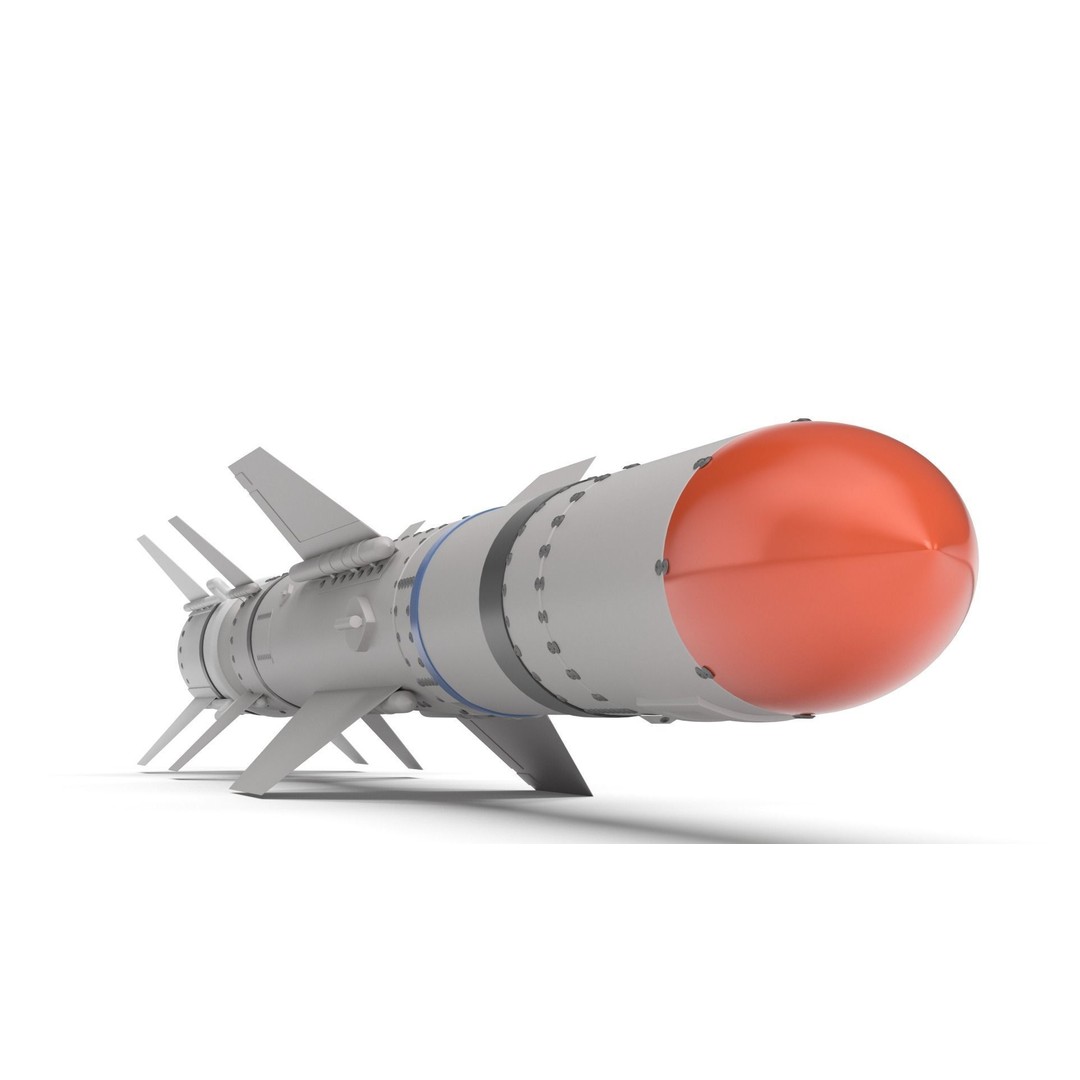 AGM UGM RGM 84 Harpoon Missile 3D Model – High Poly PBR Asset, FBX - View 5