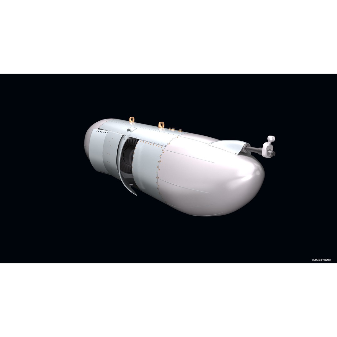 ALQ-249 Next Generation Jammer 3D Model – High Poly Animated Asset, FBX, OBJ - View 5