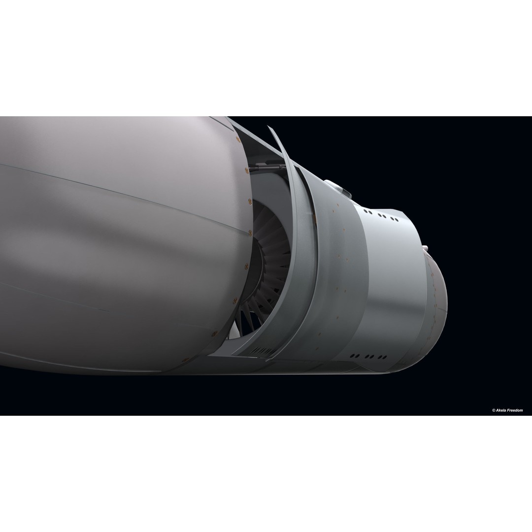 ALQ-249 Next Generation Jammer 3D Model – High Poly Animated Asset, FBX, OBJ - View 7