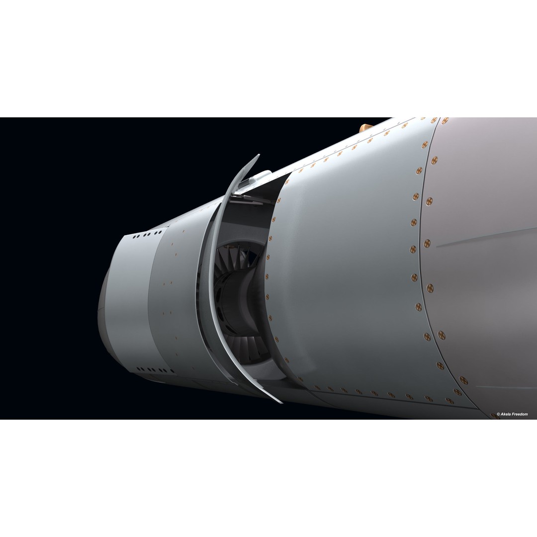 ALQ-249 Next Generation Jammer 3D Model – High Poly Animated Asset, FBX, OBJ - View 8