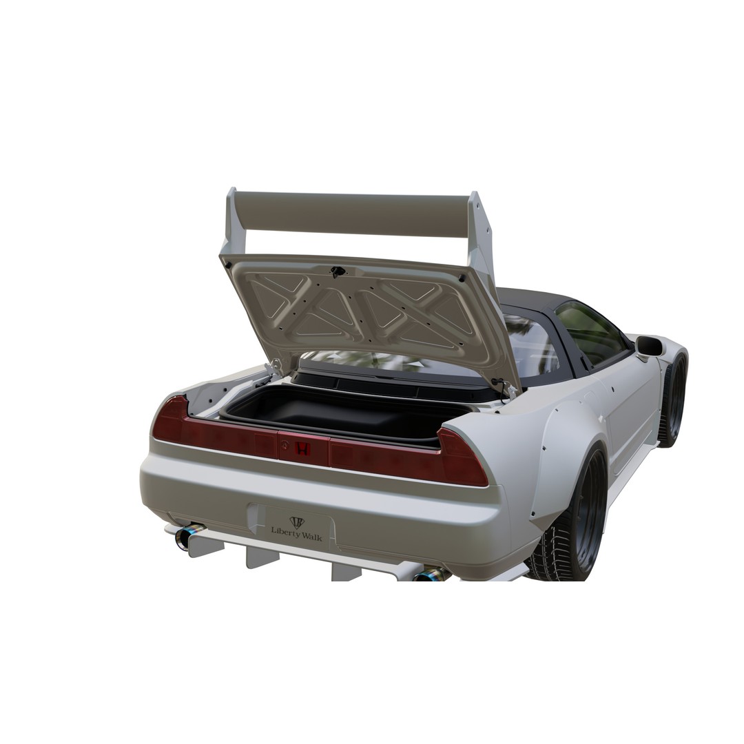 Honda NSX 3D Model – Low Poly Racing Car, PBR Textures, FBX - View 15