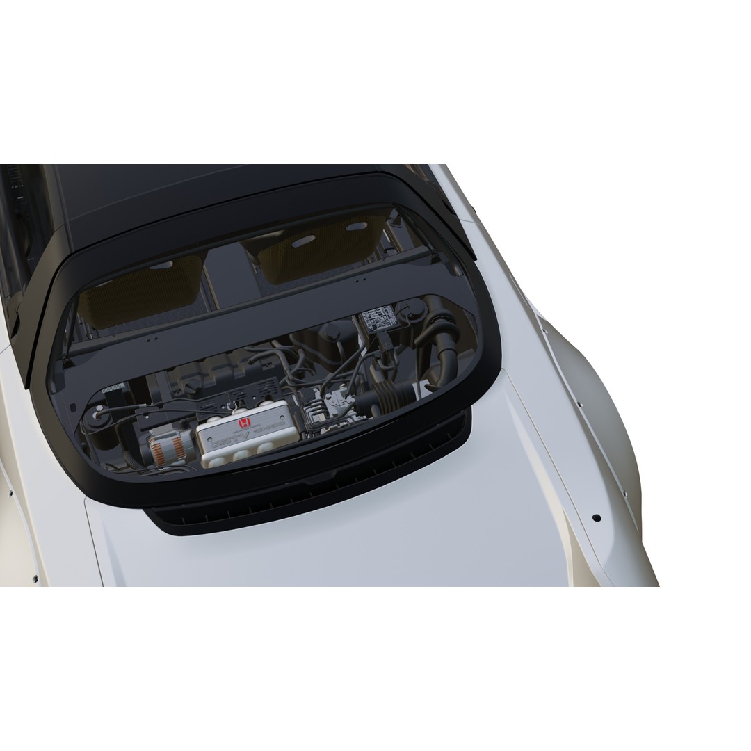 Honda NSX 3D Model – Low Poly Racing Car, PBR Textures, FBX - View 16