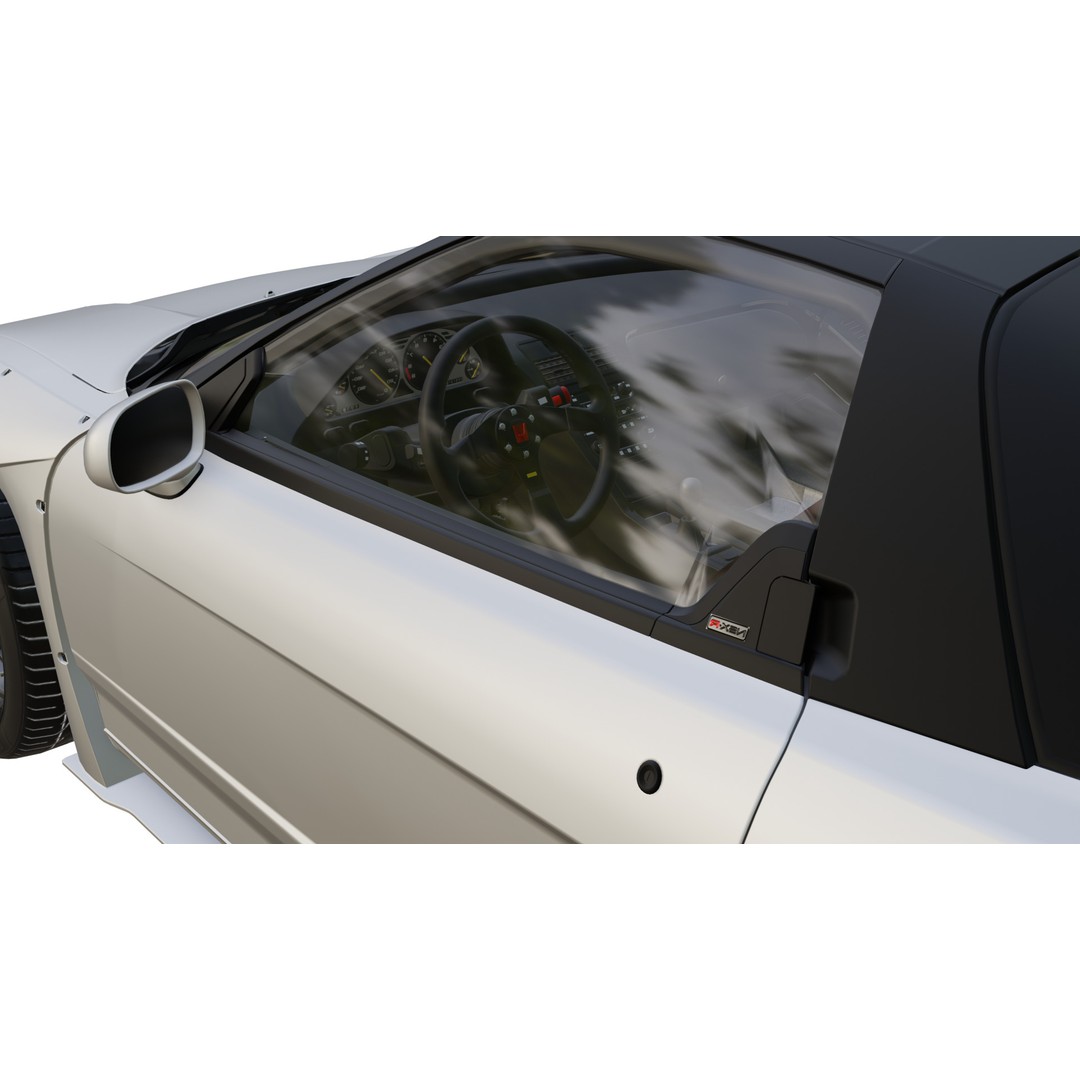 Honda NSX 3D Model – Low Poly Racing Car, PBR Textures, FBX - View 17