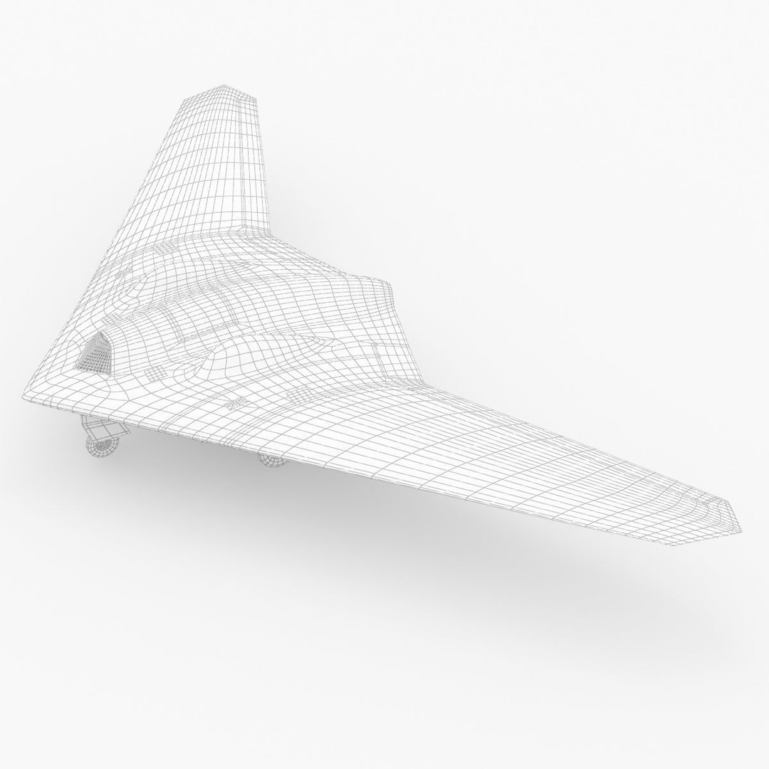 Lockheed Martin RQ-170 Sentinel UAV Drone 3D Model – PBR Textured, Game Ready Formats