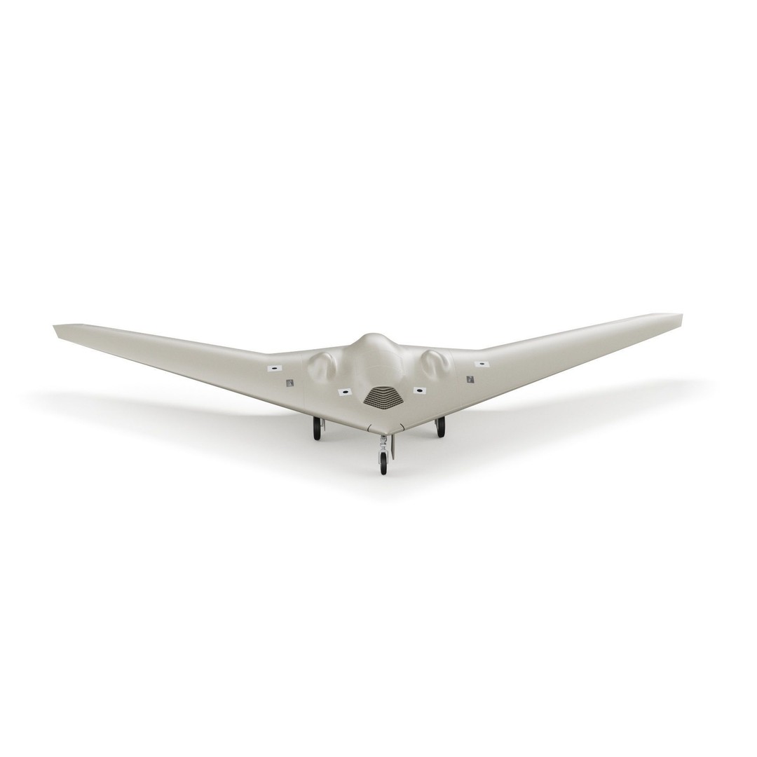Lockheed Martin RQ-170 Sentinel UAV Drone 3D Model – PBR Textured, Game Ready Formats - View 21