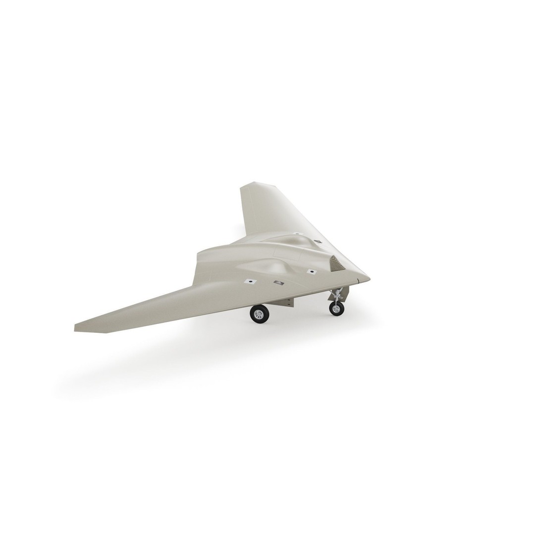 Lockheed Martin RQ-170 Sentinel UAV Drone 3D Model – PBR Textured, Game Ready Formats - View 25