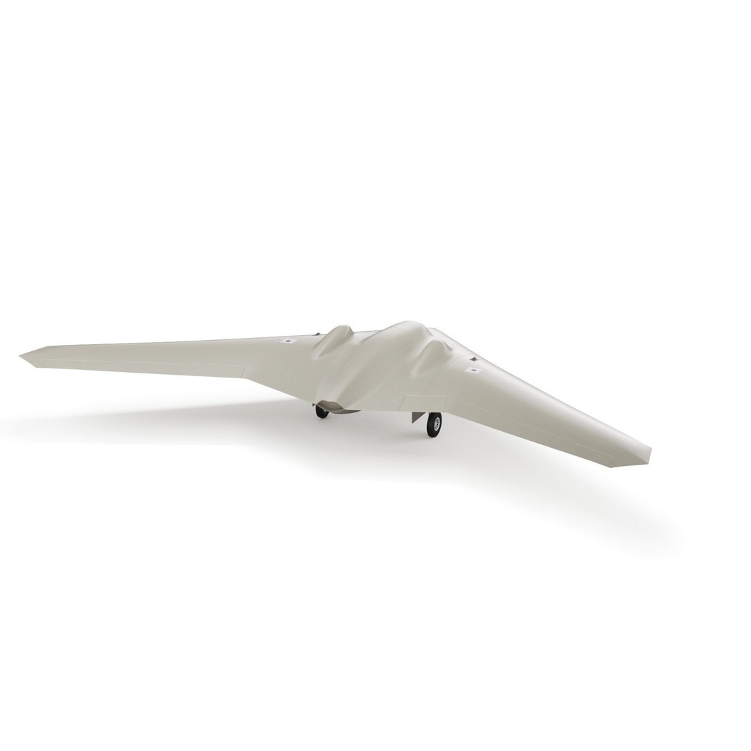 Lockheed Martin RQ-170 Sentinel UAV Drone 3D Model – PBR Textured, Game Ready Formats - View 28