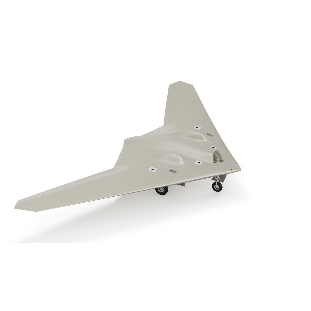 Lockheed Martin RQ-170 Sentinel UAV Drone 3D Model – PBR Textured, Game Ready Formats - View 3