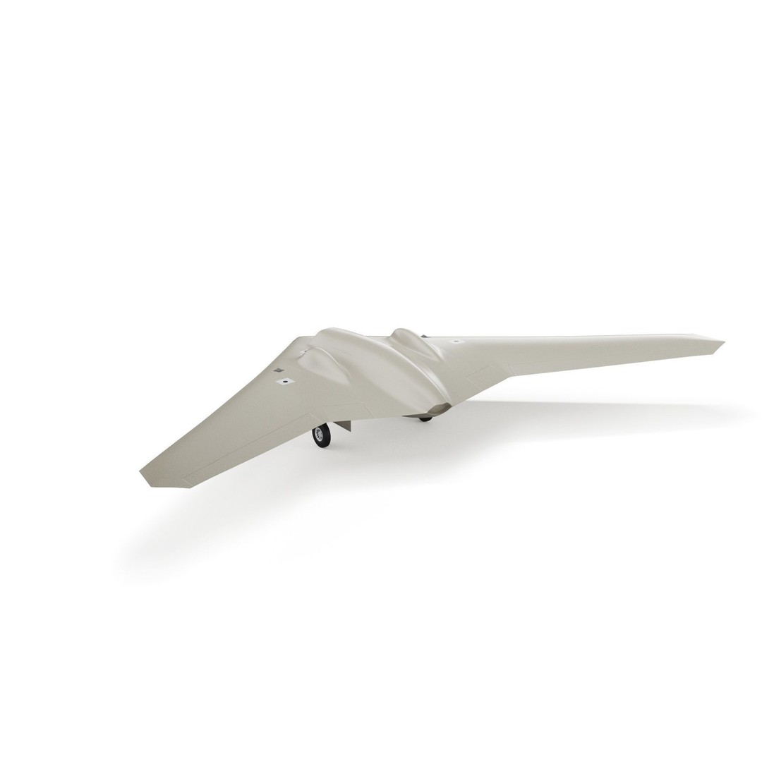 Lockheed Martin RQ-170 Sentinel UAV Drone 3D Model – PBR Textured, Game Ready Formats - View 30