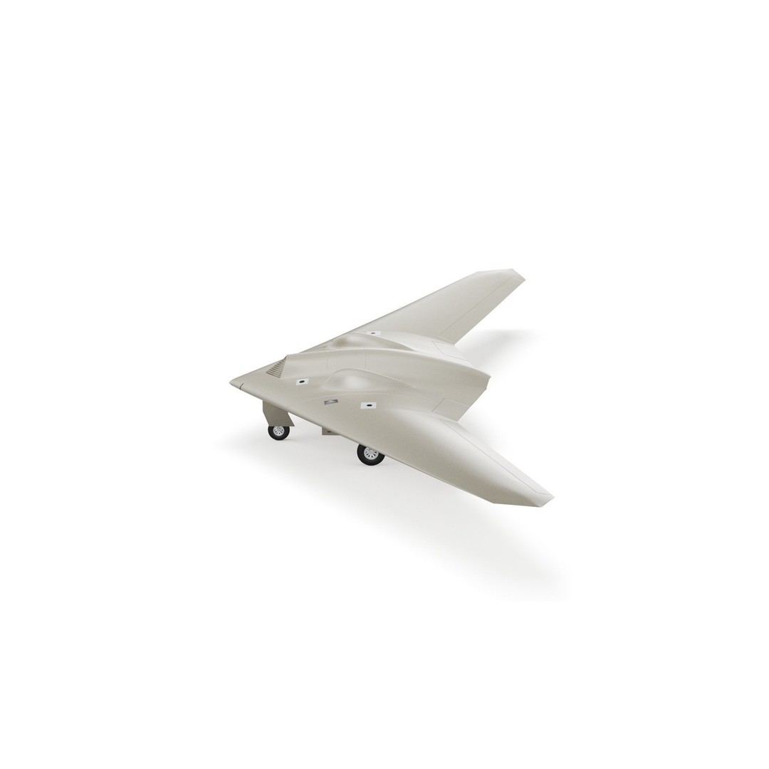 Lockheed Martin RQ-170 Sentinel UAV Drone 3D Model – PBR Textured, Game Ready Formats - View 32