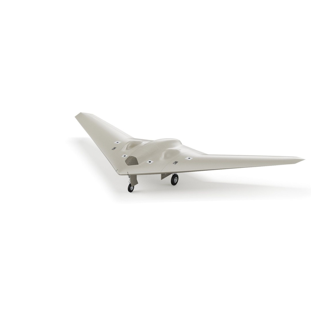 Lockheed Martin RQ-170 Sentinel UAV Drone 3D Model – PBR Textured, Game Ready Formats - View 35