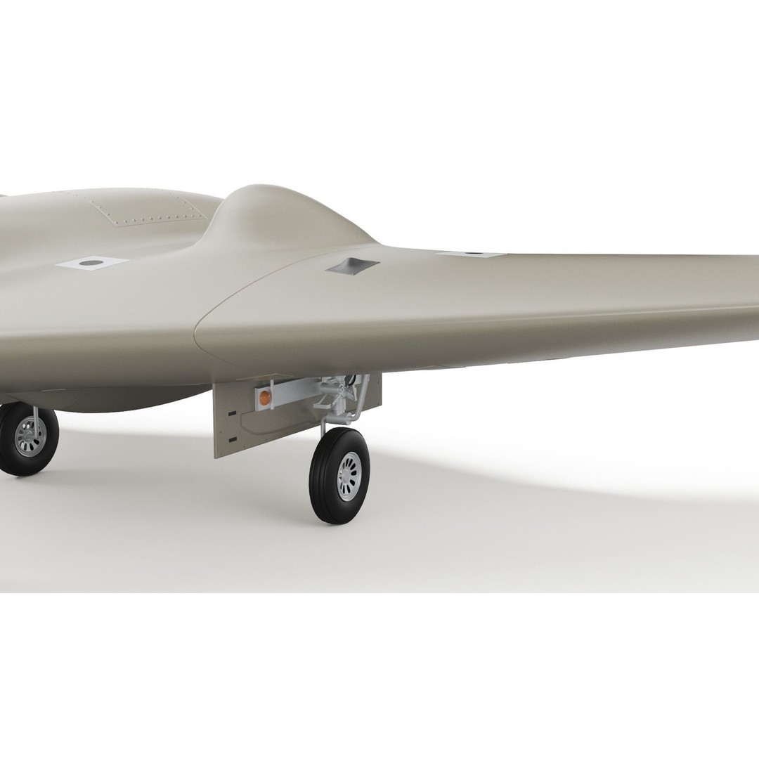 Lockheed Martin RQ-170 Sentinel UAV Drone 3D Model – PBR Textured, Game Ready Formats - View 5