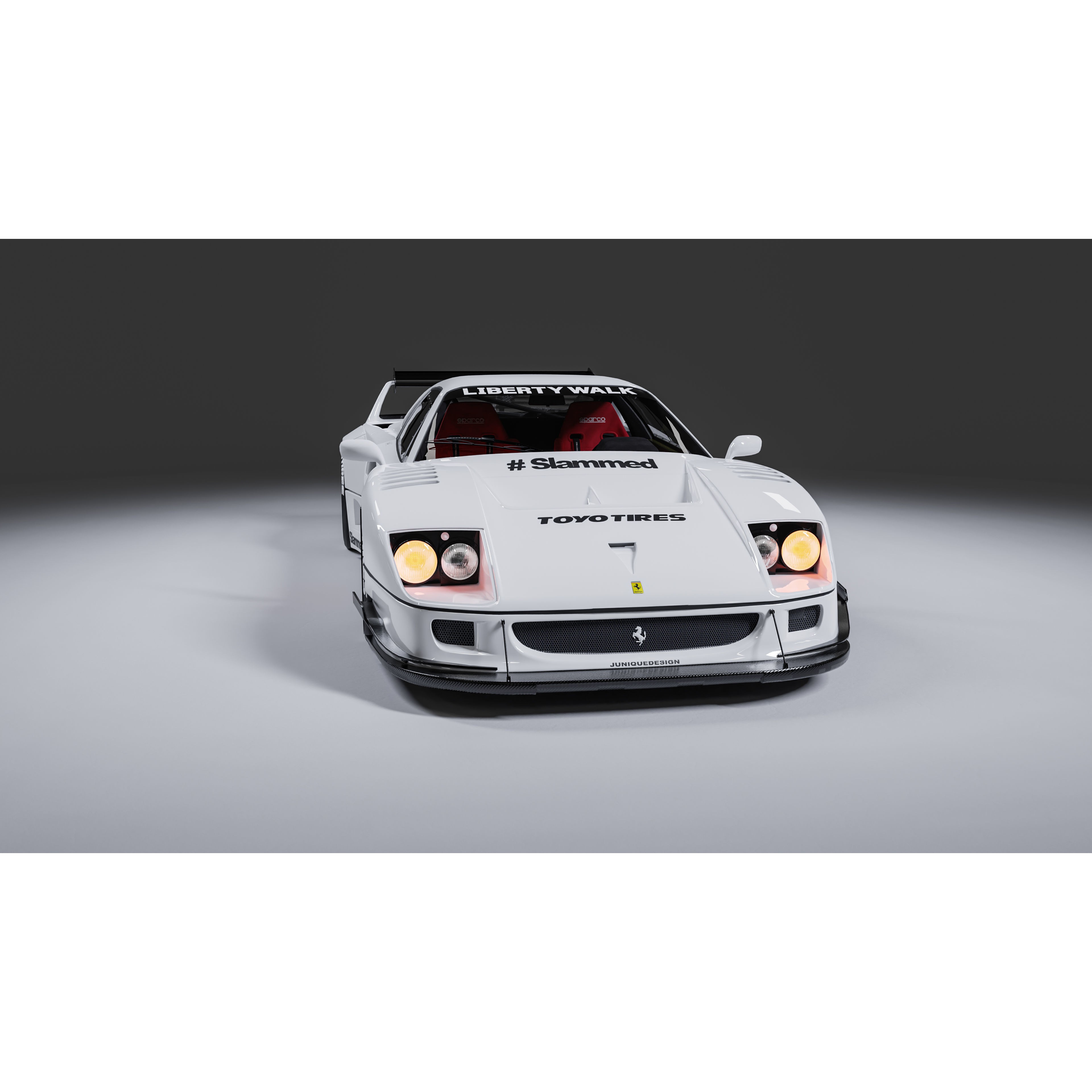Ferrari F40 Liberty Walk - Game-Ready 3D Model - View 19