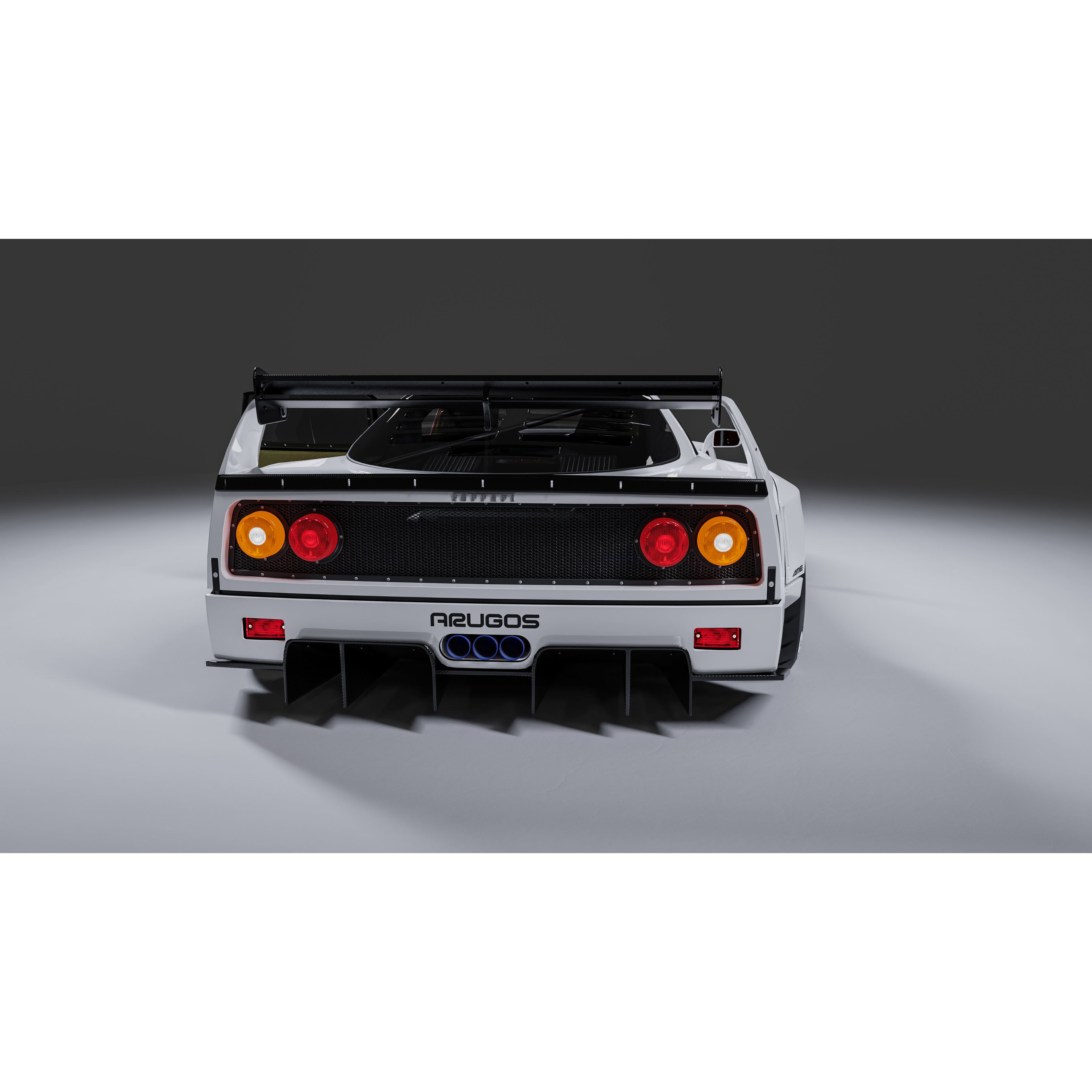 Ferrari F40 Liberty Walk - Game-Ready 3D Model - View 28
