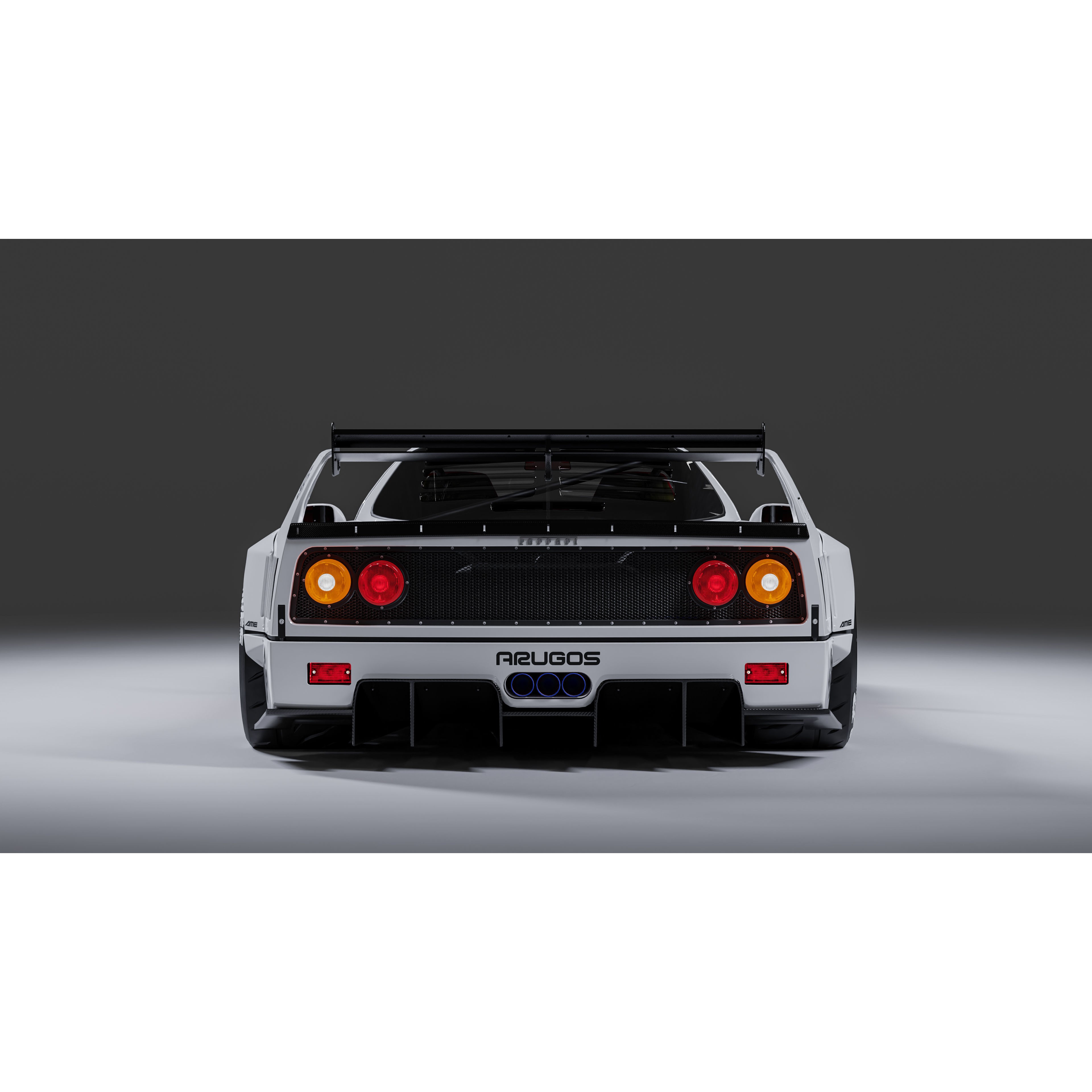 Ferrari F40 Liberty Walk - Game-Ready 3D Model - View 4