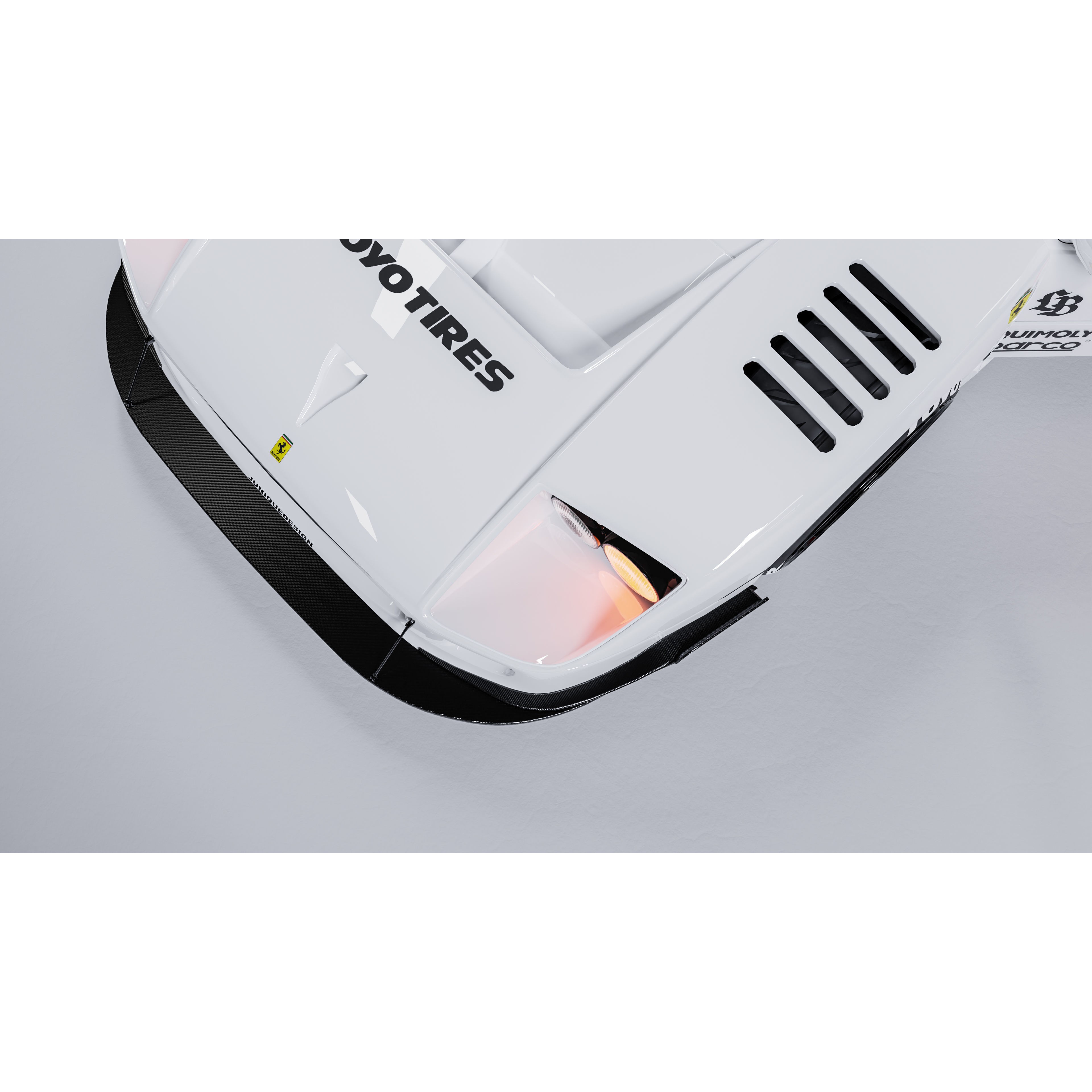 Ferrari F40 Liberty Walk - Game-Ready 3D Model - View 7