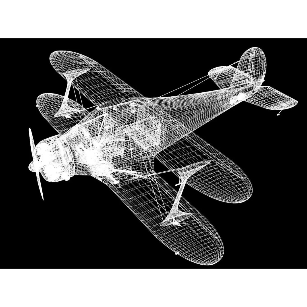 Beechcraft Model D17 Staggerwing 3D Model – High Poly Aircraft, FBX - View 17