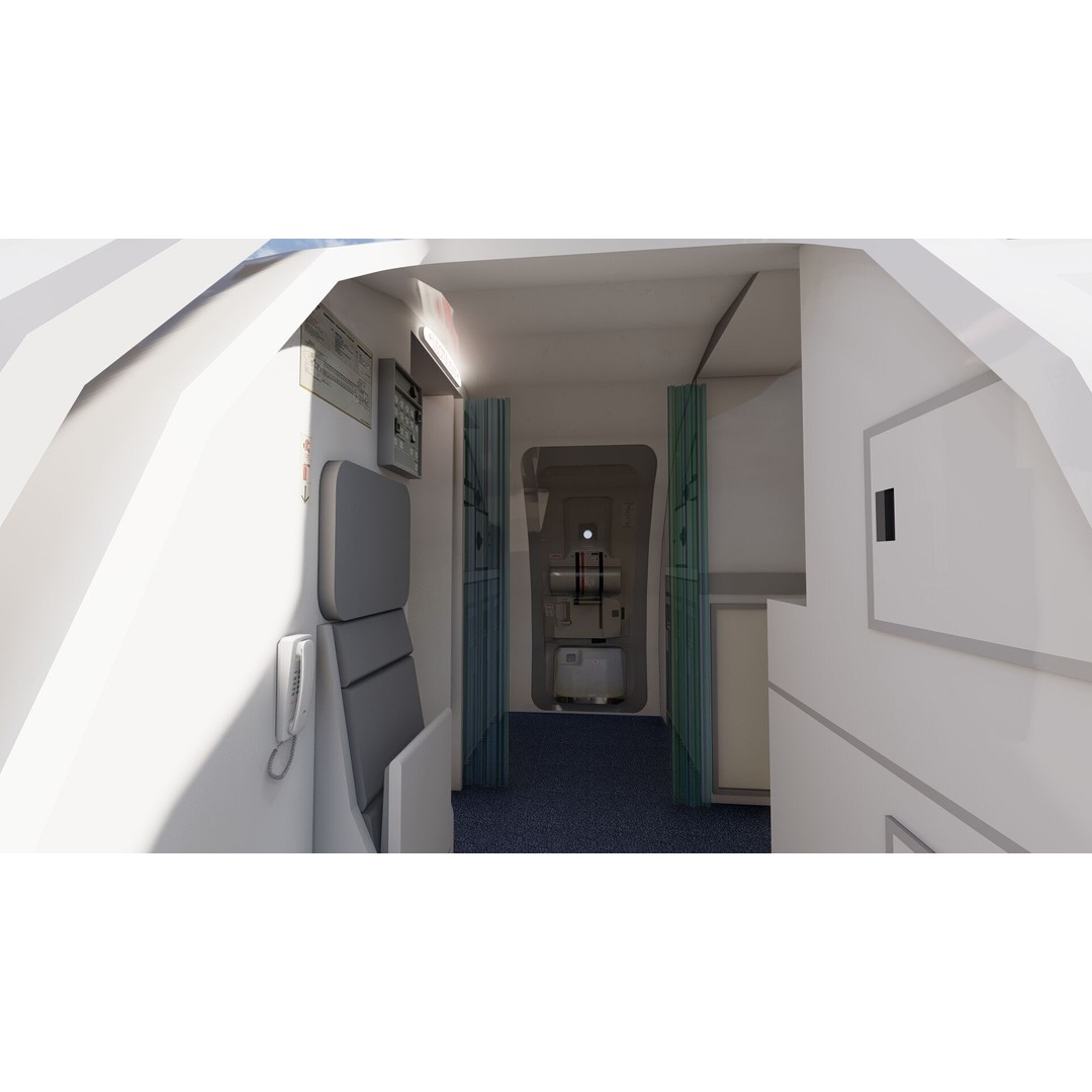 Embraer 190 and 170 3D Model – High Poly Aircraft Asset, FBX, OBJ - View 32
