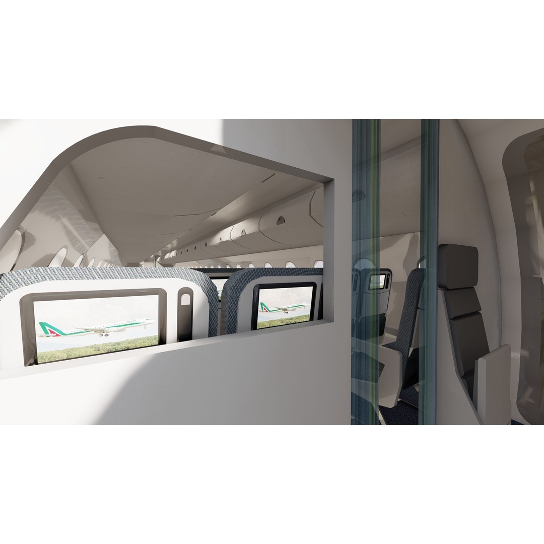 Embraer 190 and 170 3D Model – High Poly Aircraft Asset, FBX, OBJ - View 40