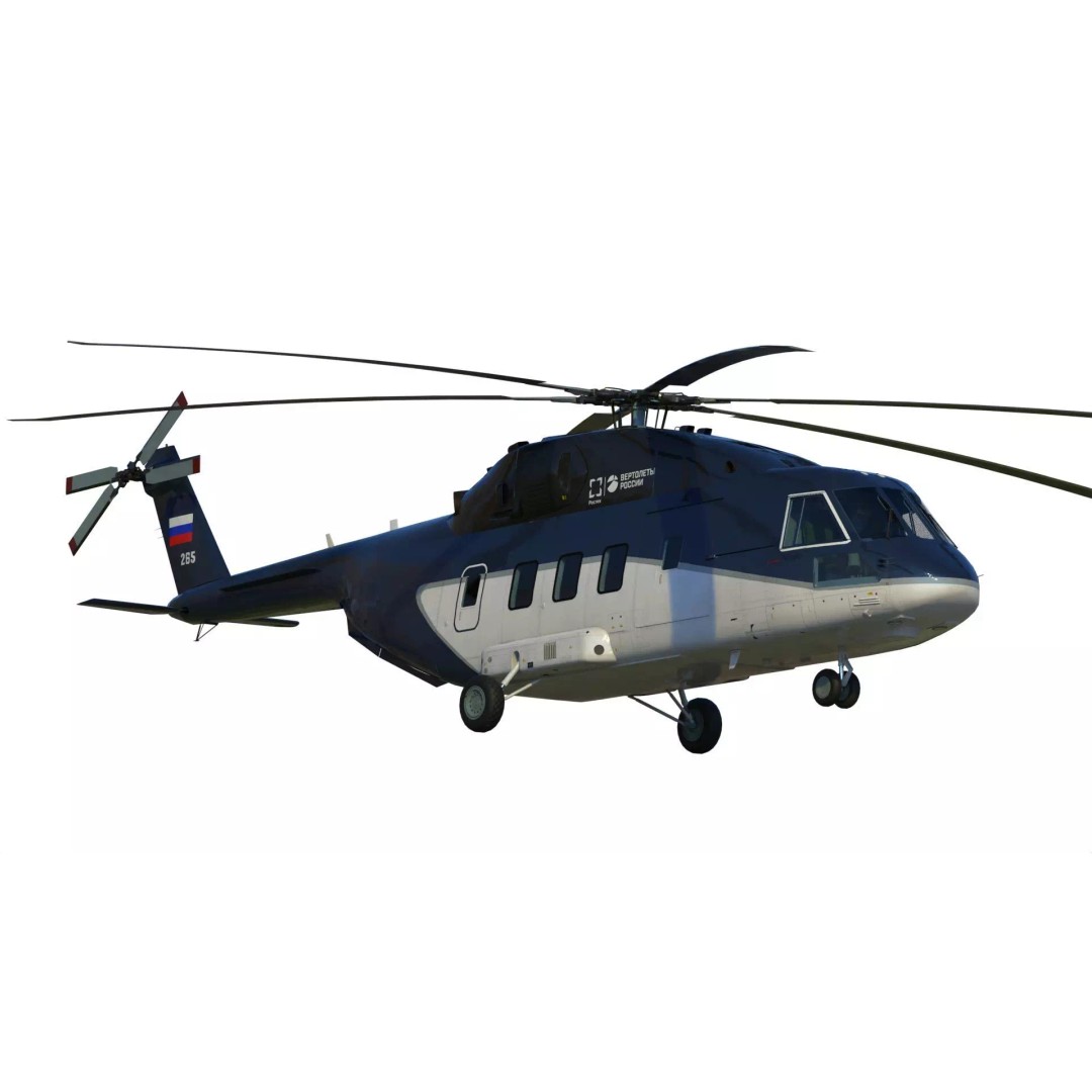 Mil Mi-38 Helicopter 3D Model – PBR Game-Ready FBX Asset - View 2