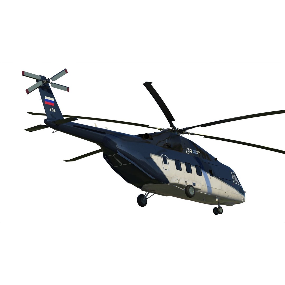 Mil Mi-38 Helicopter 3D Model – PBR Game-Ready FBX Asset - View 6