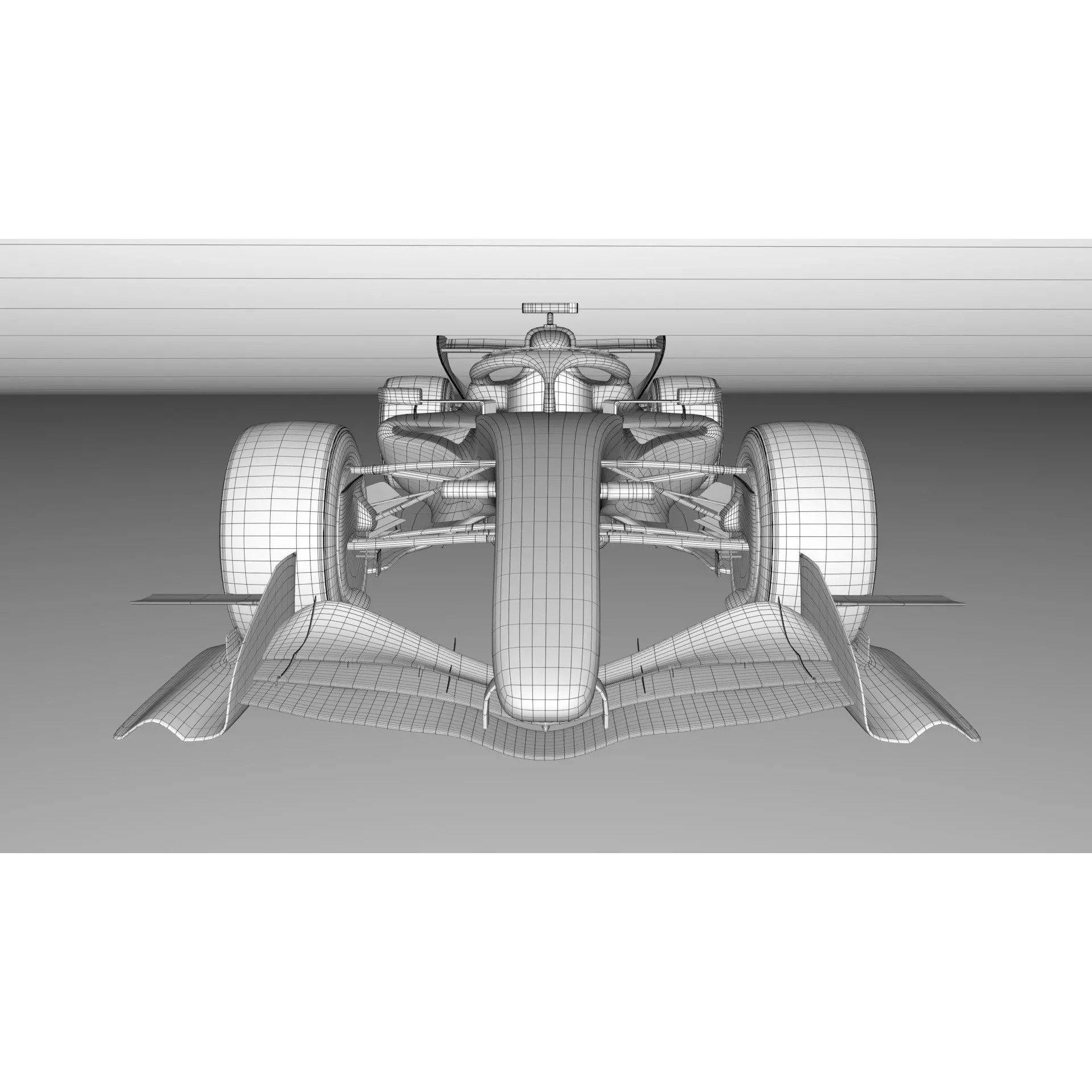 Mercedes W-17 F1 2026 - Game-Ready 3D Model