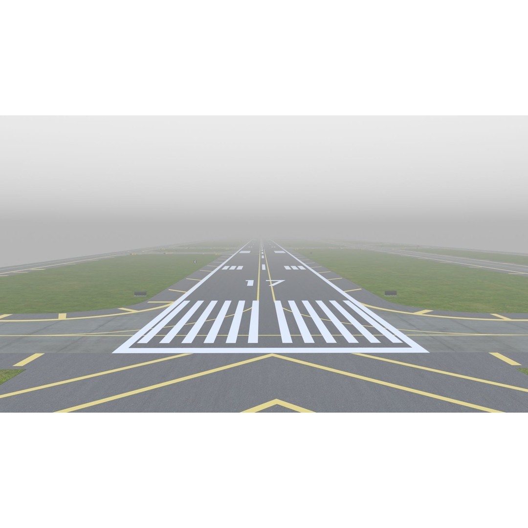 Airfield 3D Model – Low Poly Game Asset, PBR Textures, FBX - View 37