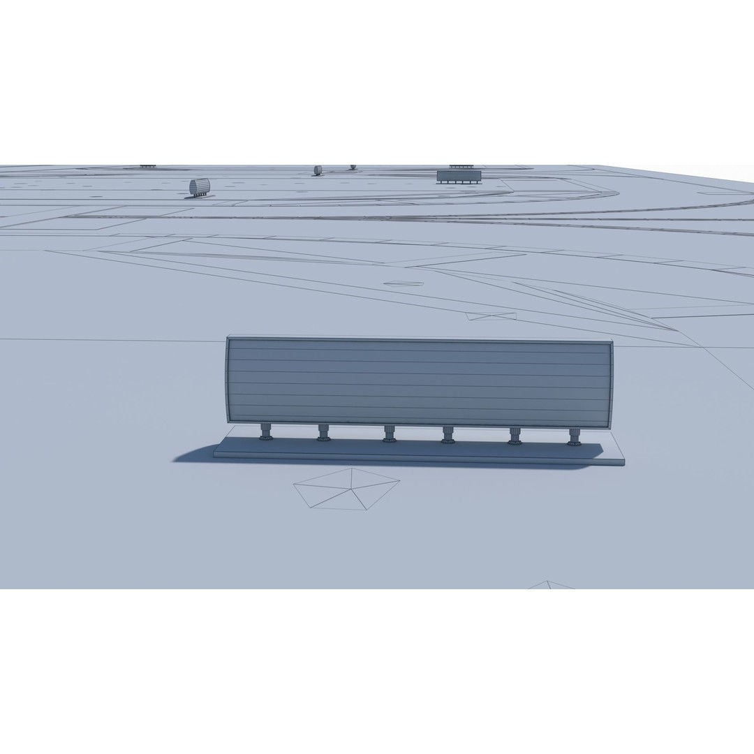 Airfield 3D Model – Low Poly Game Asset, PBR Textures, FBX - View 43