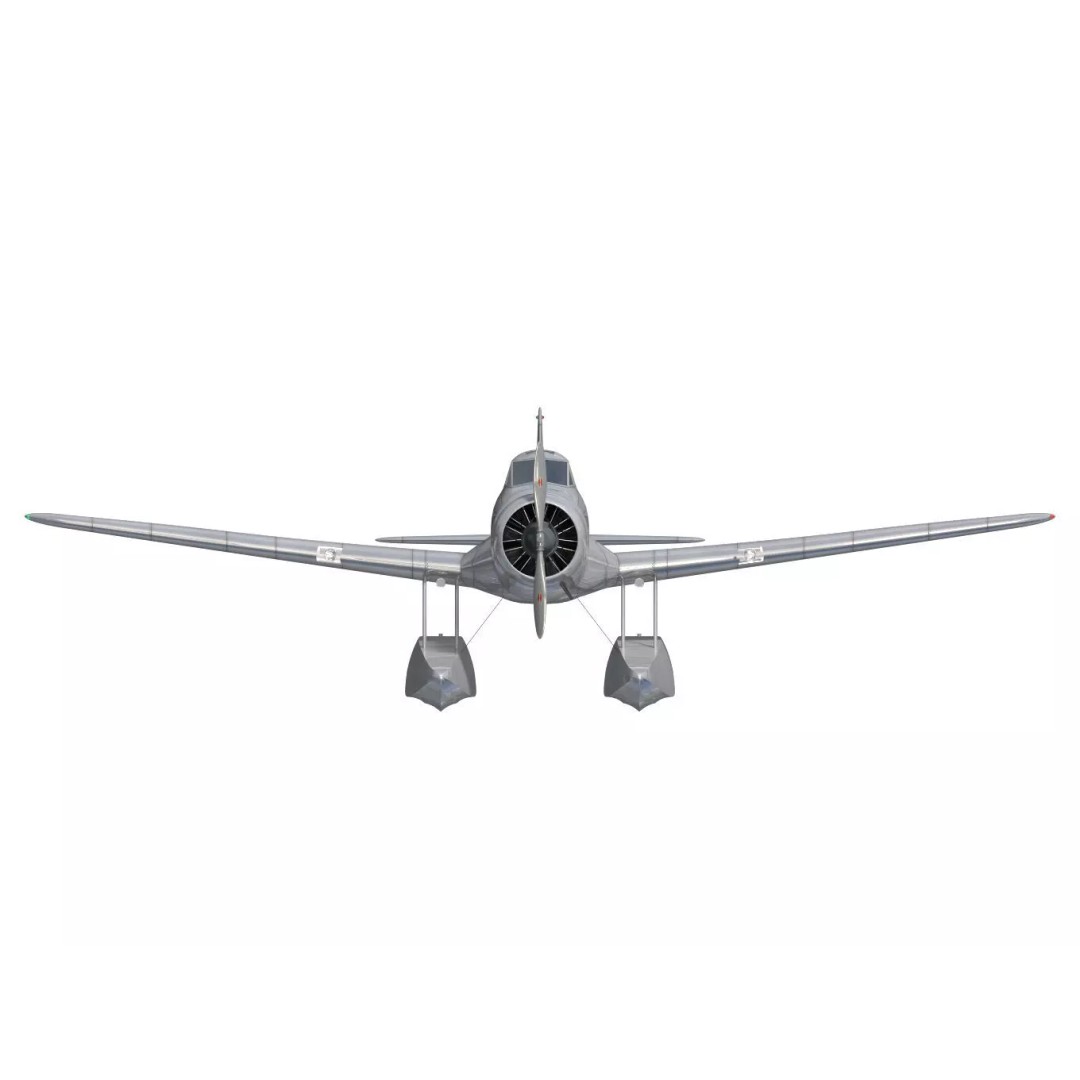 General Aviation GA-43 3D Model – High Poly Passenger Aircraft, FBX - View 11