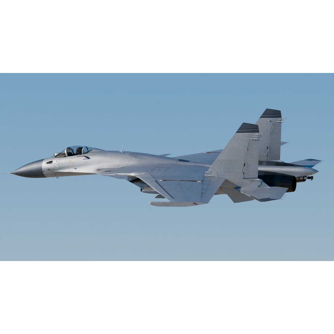 Sukhoi Su-33 3D Model – High Poly Aircraft with PBR Textures, FBX