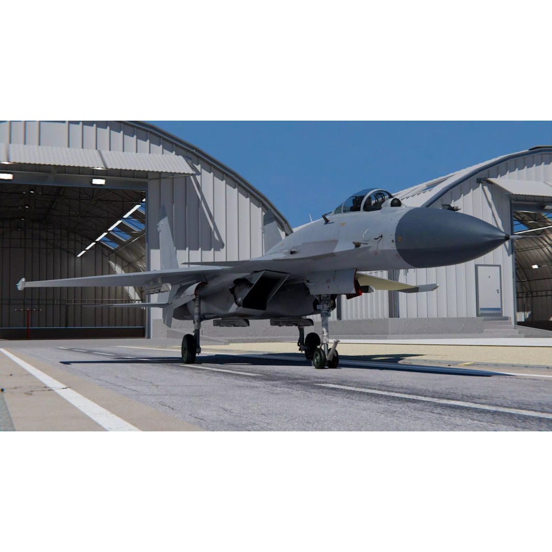 Sukhoi Su-33 3D Model – High Poly Aircraft with PBR Textures, FBX - View 2