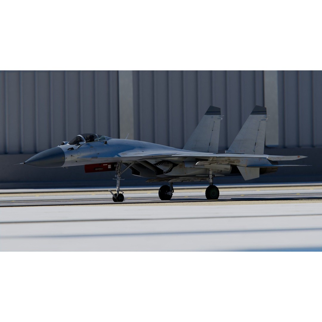 Sukhoi Su-33 3D Model – High Poly Aircraft with PBR Textures, FBX - View 3
