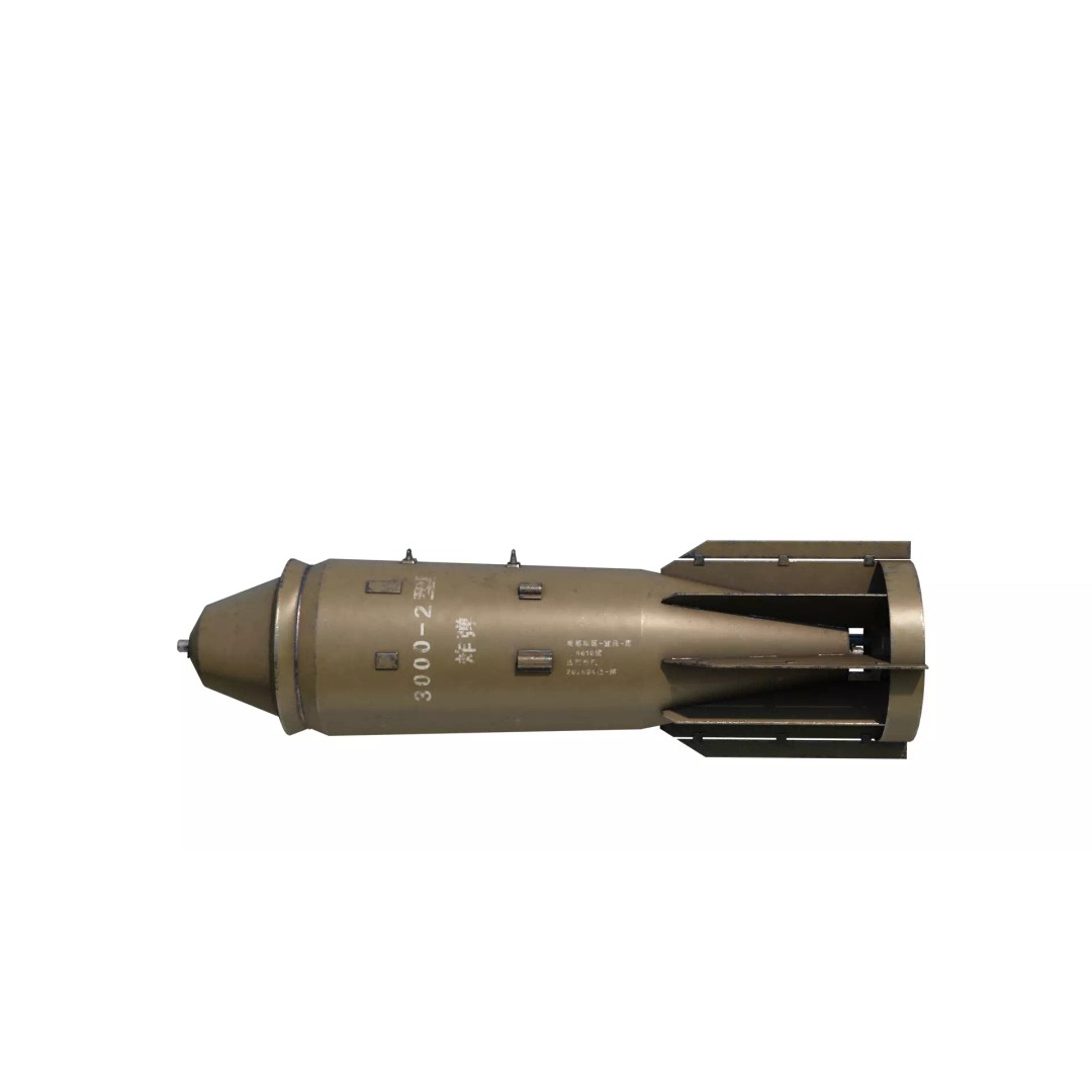 China Air Force FAB-3000 3D Model – Military Weapon, PBR Textures, FBX - View 8